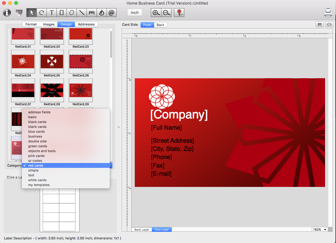 Business Card Maker App For Mac