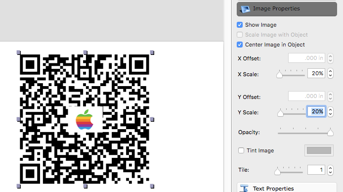 iBarcoder QR Code with Logo:adjust Settings
